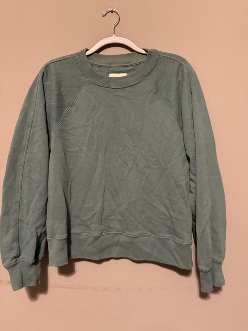 Abercrombie & Fitch Crewneck Sweatshirt in Sage Green